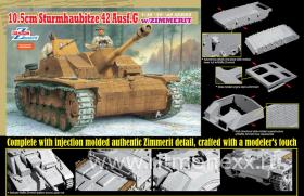 10.5cm Sturmhaubitze 42 Ausf.G w/zimmerit