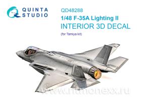 3D Декаль интерьера кабины F-35A (Tamiya)