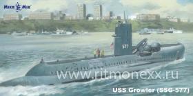 Американская дизель-электрическая подводная лодка SSG-577 USS «Growler»