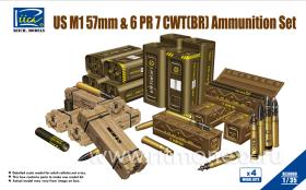 Американские боеприпасы US M1 57mm & 6PR 7cwt (BR)