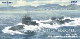 Атомная подводная лодка USS Parche (SSN-683) ранней версии