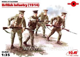 Британская пехота (1914), 4 фигуры