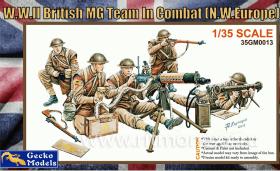 British MG Team in Combat
