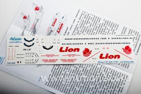 Декаль для самолета Boeing 737-400 Lion Airlines