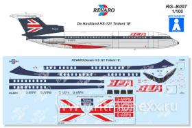Декаль HS-121 Trident 1E British European Airways