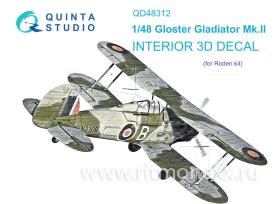 Декаль интерьера Gloster Gladiator MKII (Roden)