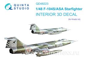 Декаль интерьера кабины F-104S/ASA (Kinetic)