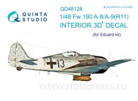 Декаль интерьера кабины Fw 190 A-8/A-9 (R11) (для модели Eduard)
