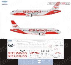 Декаль на самолет Airbus A320 Red Wings