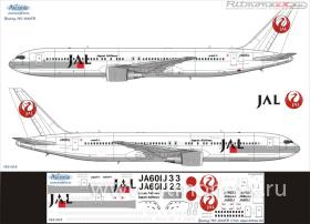 Декаль на самолет Boeing 767-300ER JAL - Japan Airlines