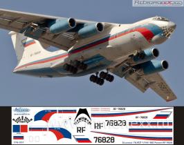 Декаль на самолет Ильюшин Ил-76ТД (ВВС RF-76828)