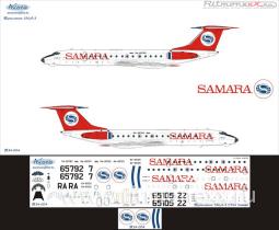 Декаль на самолет Ту-134A-3 Самара