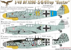 Декали для Bf.109G-5/6/6 Trop