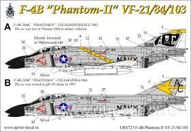 Декали для F-4B Phantom VF-21/VF-84/VF-103
