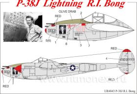 Декали для P-38J Lightning R.I. Bong