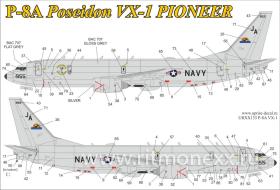 Декали для P-8A Poseidon VX-1 with stencils
