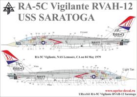 Декали для RA-5C Vigilante RVAH-12 USS Saratoga