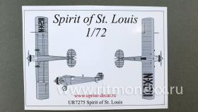 Декали для Spirit of St. Louis