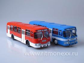 Два Ликинского автобуса 677М (городской и безопасность движения)