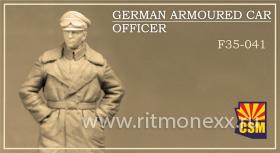 German armoured car officer