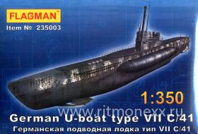 Германская подводная лодка тип VII C/411-350 1/350