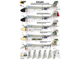 Intruder - Various A-6 versions, attack aircraft, and tankers. 9 marking options