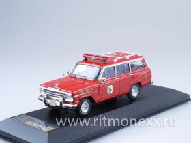 JEEP WAGONEER New Jersey Lakes Fire 1989 Red