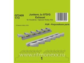 Junkers Ju 87D/G Exhausts  / for Academy and Special Hobby Kits