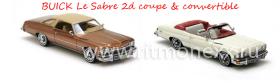 Комплект: BUICK Le Sabre 2d hardtop coupe + BUICK Le Sabre 2d convertible