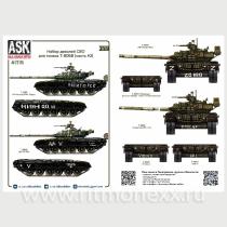Комплект декалей для танков Т-80Б, БВ в зоне СВО (часть 2)