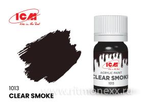 Краска для творчества, 12 мл, цвет Прозрачный дым(Clear Smoke)
