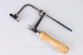 Лобзик раздвижной, 50-160 мм, глубина 65 мм, деревянная ручка