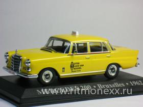 Mercedes 200. Taxi Bruxelles, 1962