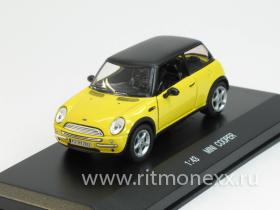 Mini Cooper, yellow-black