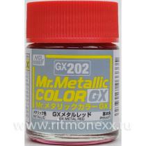 Mr.Metallic Color GX: Красный металлик, 18 мл