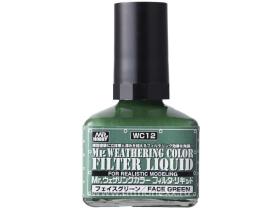 MR.WEATHERING COLOR WC12 FILTER LIQUID FACE GREEN, 40мл