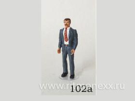 Мужчина в костюме и галстуке (код 102a)