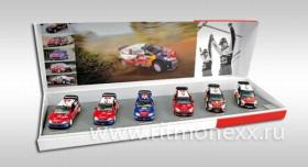 Набор 6x World Champions: Citroen Xsara WRC 2004-2005-2006 C4 WRC 2007-2008-2009 (Loeb - Elena) 2004