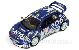 Peugeot 206 WRC #2 F.Loix-S.Smeets Winner Rally Condroz (Belgium) 2003