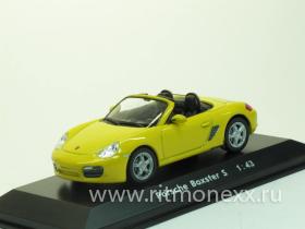Porsche Boxter S (Convertible), yellow