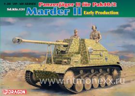 Самоходное орудие Panzerjager II fur Pak 40/2, Sd.Kfz.131 Marder II Early Production