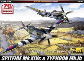 Самолет Spitfire Mk.14C/Typhoon Mk.IB 1944