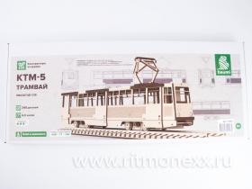Сборная модель КТМ-5 трамвай 