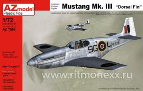 Сборная модель самолета Mustang Mk.III „Dorsal fin“