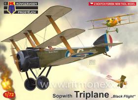 Сборная модель самолета Sopwith Triplane 'Black Flight'