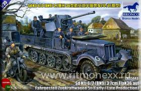 Sd.kfz 6/2 (BN9) 3.7cm Flak36 half-track 5t (Early/Late Production)