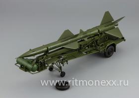 Транспортно-заряжающая машина ПР11 (с ракетой 20ДСУ),(зеленый)