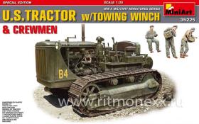 U.S.TRACTOR w/Towing Winch & Crewmen