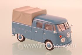 Volkswagen T1 Doka (double cabine) blue 1963
