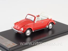 VW beetle Convertible, red